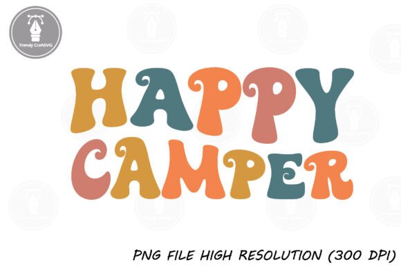 Happy Camper Groovy Retro SVG Review