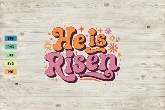 He is Risen Retro SVG Easter SVG PNG Review