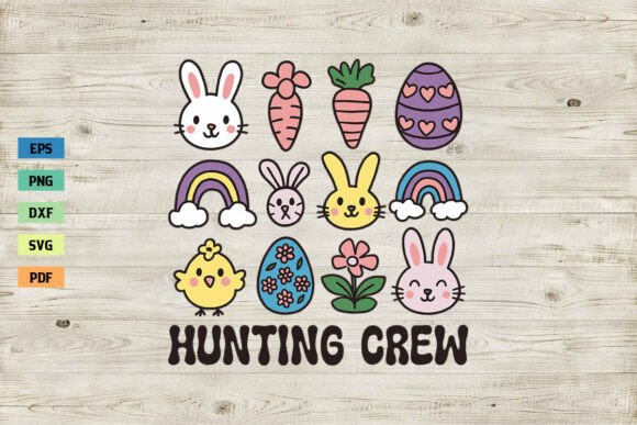 Hunting Crew Retro SVG Easter Day SVG Review