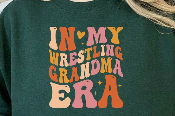 In My Wrestling Grandma Era Retro Svg Review