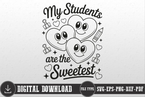 My Students Are the Sweetest Retro SVG