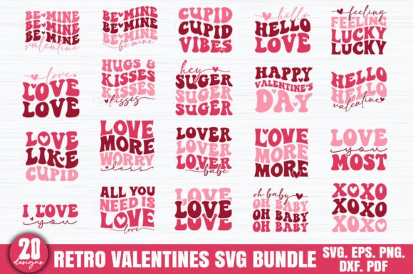 Retro Valentines SVG Bundle Review