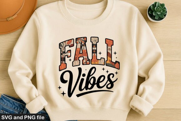 Review: Fall Vibes Retro SVG, PNG for Embroidery