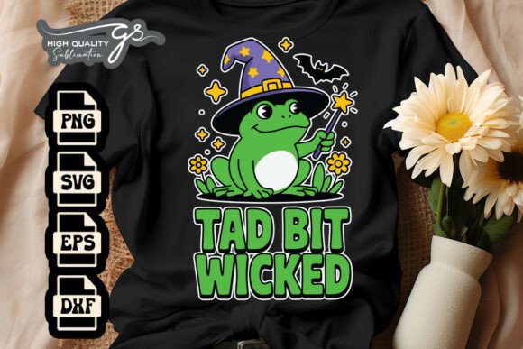 Spooky Frog Tad Bit Wicked Retro SVG Review