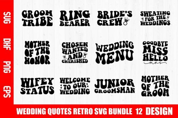 Wedding Retro SVG Bundle Review